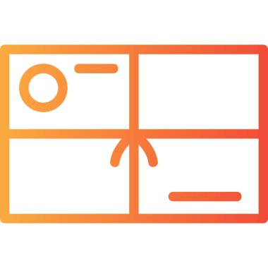 kutu simgesi vektör illüstrasyonu