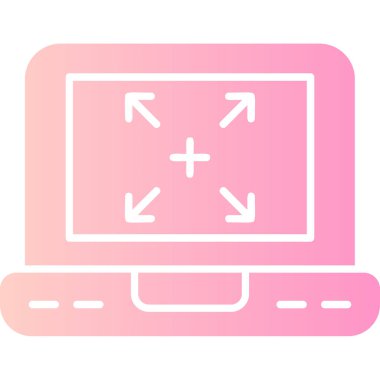 ok simgesi, vektör illüstrasyonlu bilgisayar ekranı