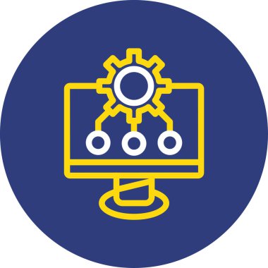 seo modern simgesinin vektör illüstrasyonu