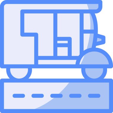 Kamyon. Web simgesi basit illüstrasyon