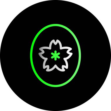 Paskalya yumurtası ikonu vektör çizimi