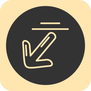 İzole edilmiş tek bir ırk simgesinin vektör illüstrasyonu