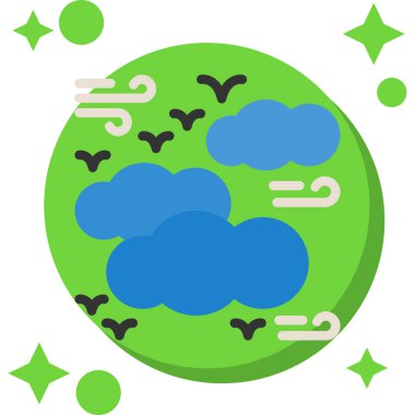 Bulut simge vektör tasarımı