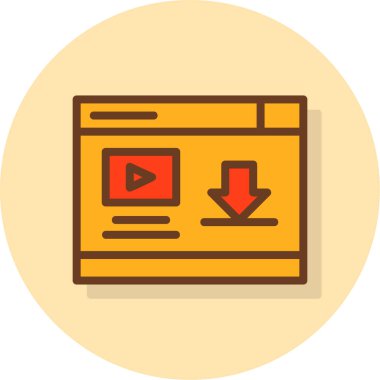 Tarayıcı bilgisayar internet simgesi - taslak biçimi