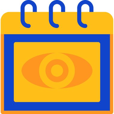 Takvim. Web simgesi basit illüstrasyon