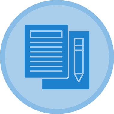 Belge. Web simgesi basit illüstrasyon