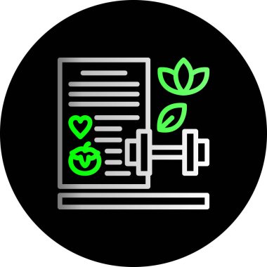 Ekoloji Vektörü Kabartma Simgesi Tasarımı