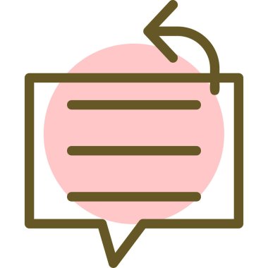 Modern bir simgenin vektör illüstrasyonu