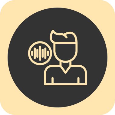 ses simgesi, vektör illüstrasyonu