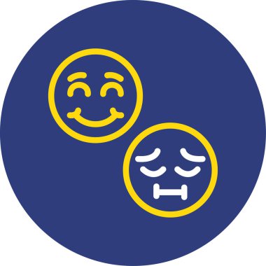 Kişisel ve ticari kullanım için vektör emoji simgesi...