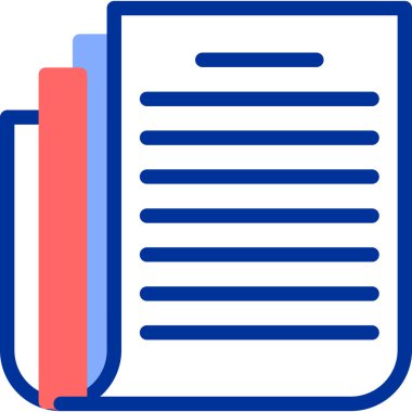 Dosya. Web simgesi basit illüstrasyon