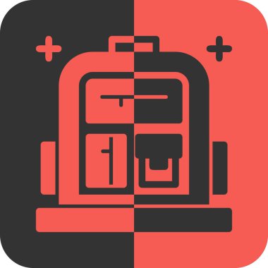 çanta çanta çanta simgesi düz stil