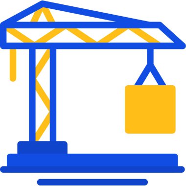 İnşaat vinci yapı simgesi