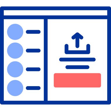 Web tasarım vektörü simgesi