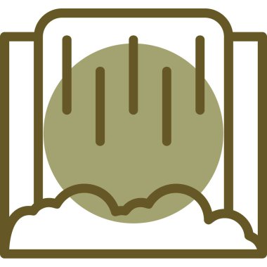 Bir kaktüsün vektör çizimi