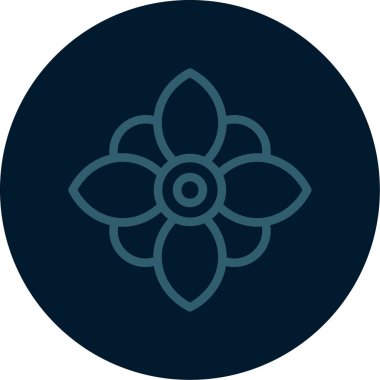 çiçek vektör simgesi modern illüstrasyon tasarımı, çiçek ve çiçek tasarımı.