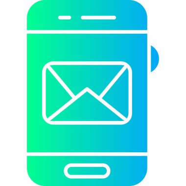 Vektör akıllı telefon simgesi illüstrasyonu