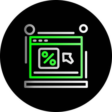 seo modern simgesinin vektör illüstrasyonu