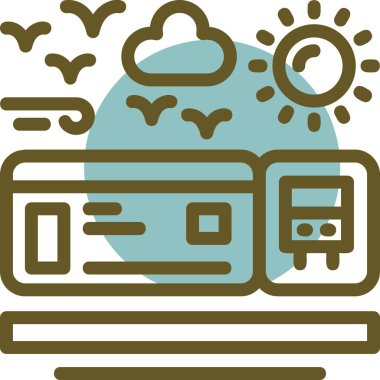 Tarayıcı penceresi internet simgesi doldurulmuş ana hatlar biçiminde