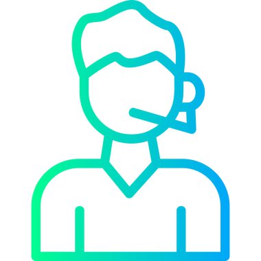 Avatar simgesi, vektör illüstrasyon tasarımı