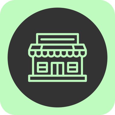 alışveriş simgesi vektör illüstrasyonu