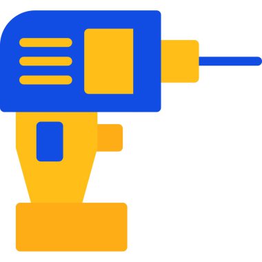 matkap makine simgesi düz biçimli