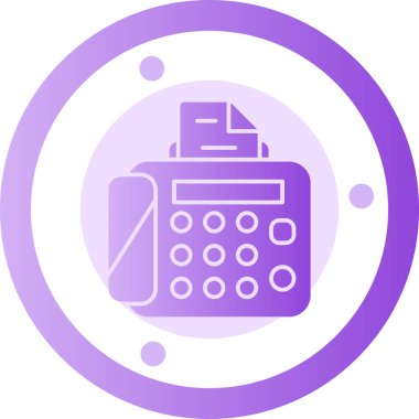 Hesap makinesi. Web simgesi basit illüstrasyon