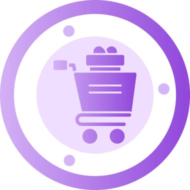 vektör alışveriş simgesi illüstrasyonu