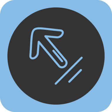 Tek izole edilmiş iğne simgesinin vektör çizimi