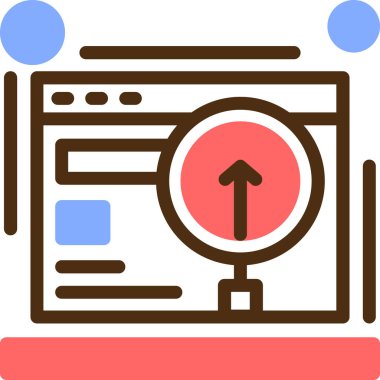 Web Tarayıcı. Basit illüstrasyon