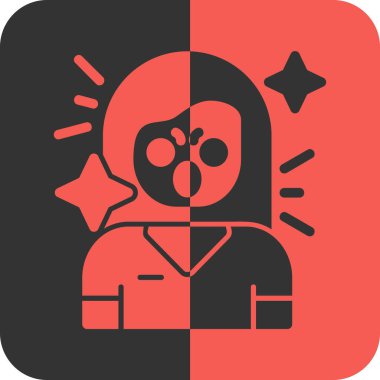 doktor simgesi moda tasarım tarzında.