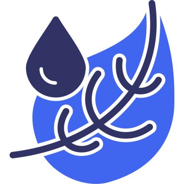 su damlası ağ simgesi basit tasarım