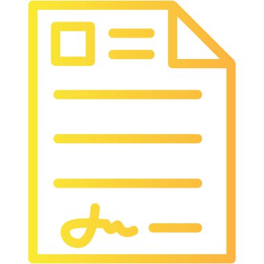 Belge. Web simgesi basit tasarım