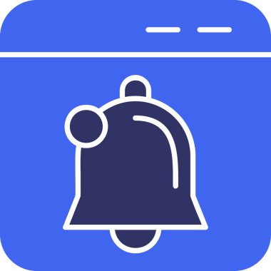 çan web simgesi, vektör çizim