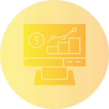 İş analiz simgesi, vektör illüstrasyonu