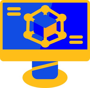 şebeke. Web simgesi vektör illüstrasyonu