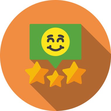 ödül derecelendirme simgesi düz stil