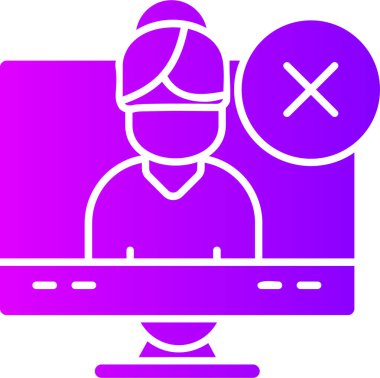 Bilgisayar. Web simgesi basit illüstrasyon