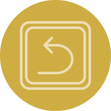 Ok vektör satırı simgesi