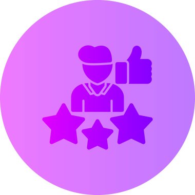 Yıldız. Web simgesi basit illüstrasyon