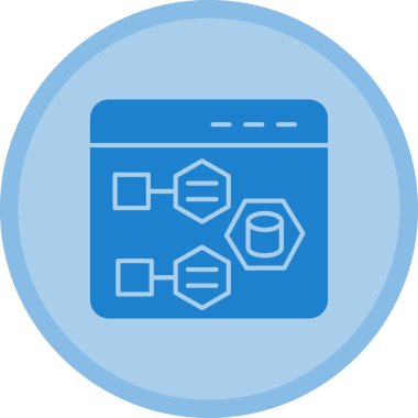 Web tarayıcı simgesi vektör illüstrasyonu