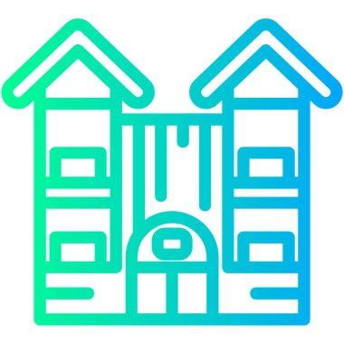 ev simgesi vektör illüstrasyonu