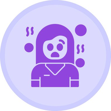 Bir kadının vektör illüstrasyonu