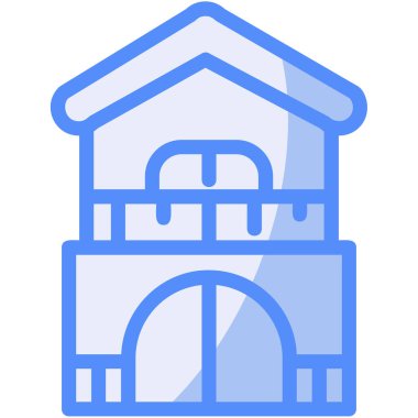 Mimari ev simgesi oluşturma - taslak biçimi