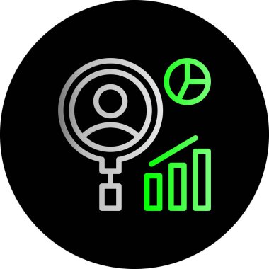 seo modern simgesinin vektör illüstrasyonu