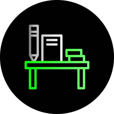 Modern eğitim ikonunun vektör illüstrasyonu