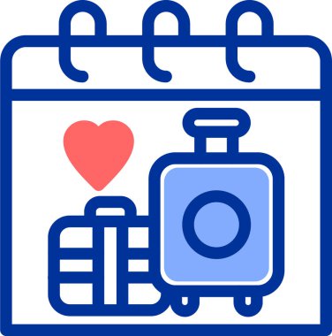 Takvim. Web simgesi basit illüstrasyon