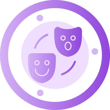 emoji yüz simgesi, vektör illüstrasyonu