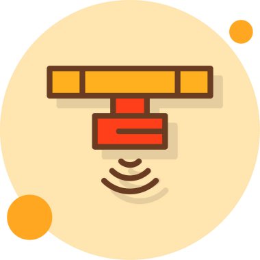 Kablosuz. Web simgesi basit illüstrasyon