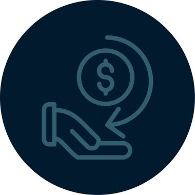 Sikke Simgesi vektör illüstrasyonu